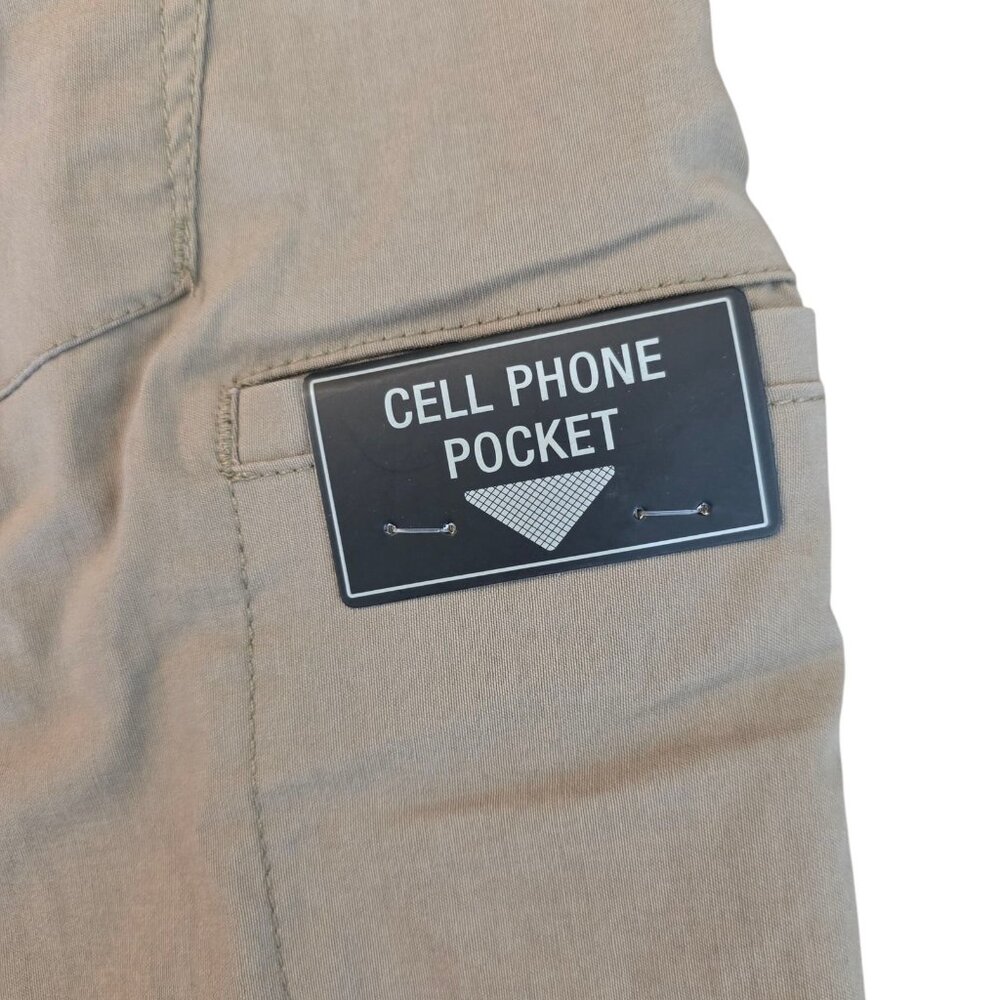 🛑SOLD🛑Weatherproof Tech Utility Shorts Mens 40 Light Oak Stretch Pocket Hiking - Picture 15 of 16